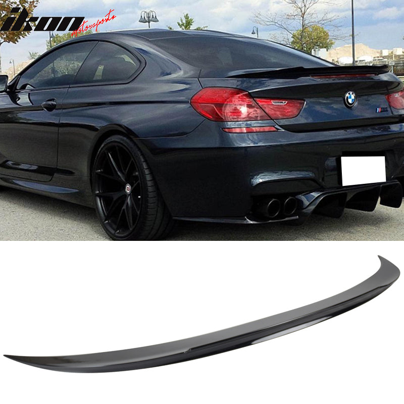 2012-2019 BMW F13 6 Series Coupe V Style Rear Trunk Spoiler Wing ABS