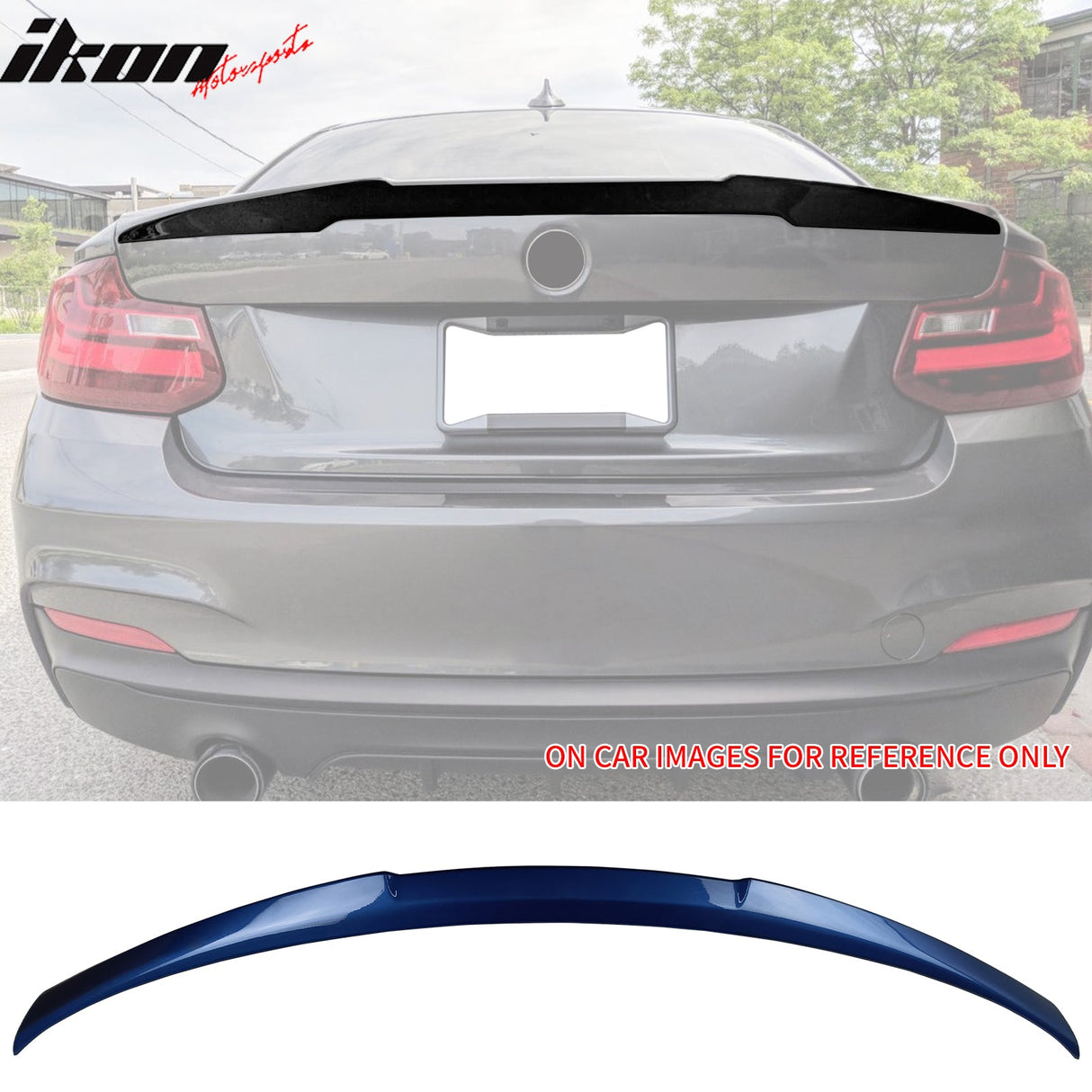 2014-2021 BMW 2 Series F22 Coupe 2 Door M4 Style Trunk Spoiler ABS