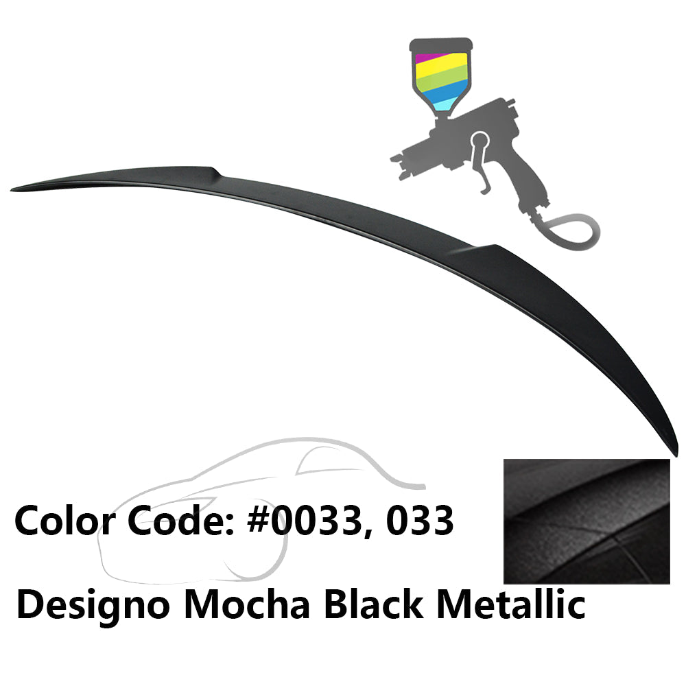 2013-2018 Mercedes Benz W117 CLA Class Sedan V Style Trunk Spoiler ABS