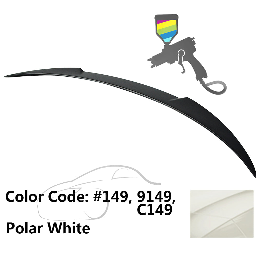 2013-2018 Mercedes Benz W117 CLA Class Sedan V Style Trunk Spoiler ABS