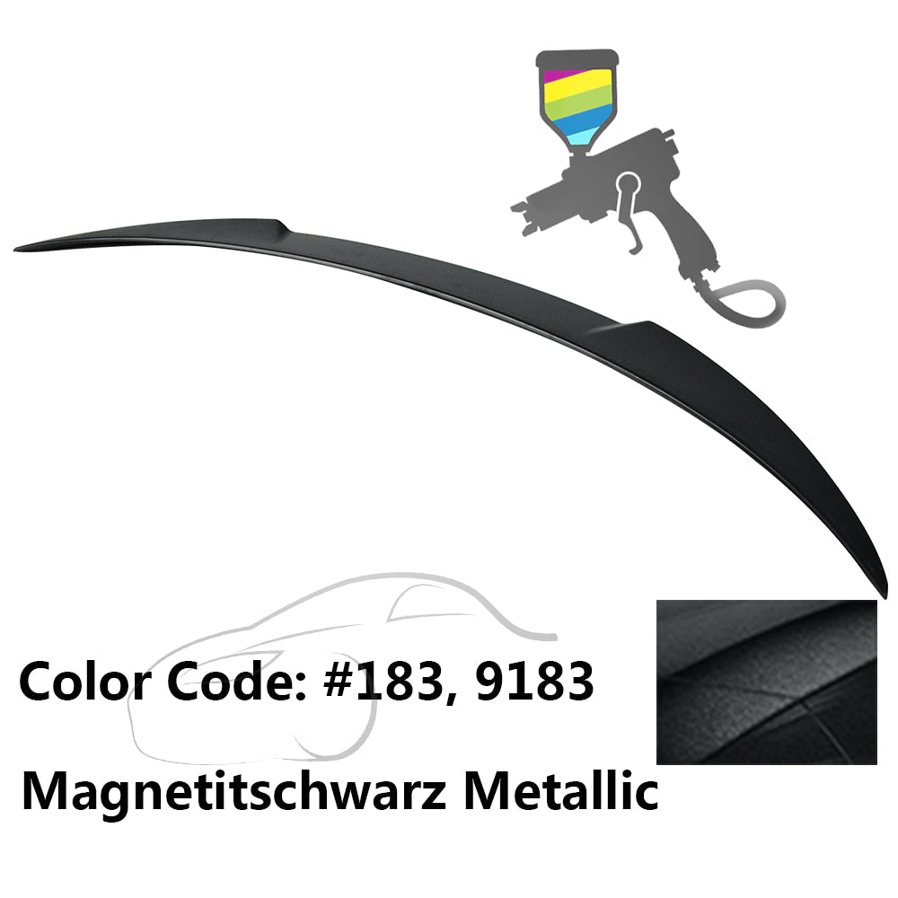 2013-2018 Mercedes Benz W117 CLA Class Sedan V Style Trunk Spoiler ABS