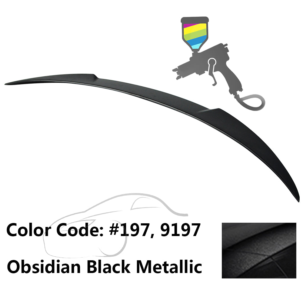 2013-2018 Mercedes Benz W117 CLA Class Sedan V Style Trunk Spoiler ABS