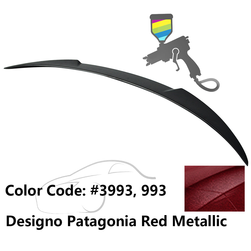 2013-2018 Mercedes Benz W117 CLA Class Sedan V Style Trunk Spoiler ABS