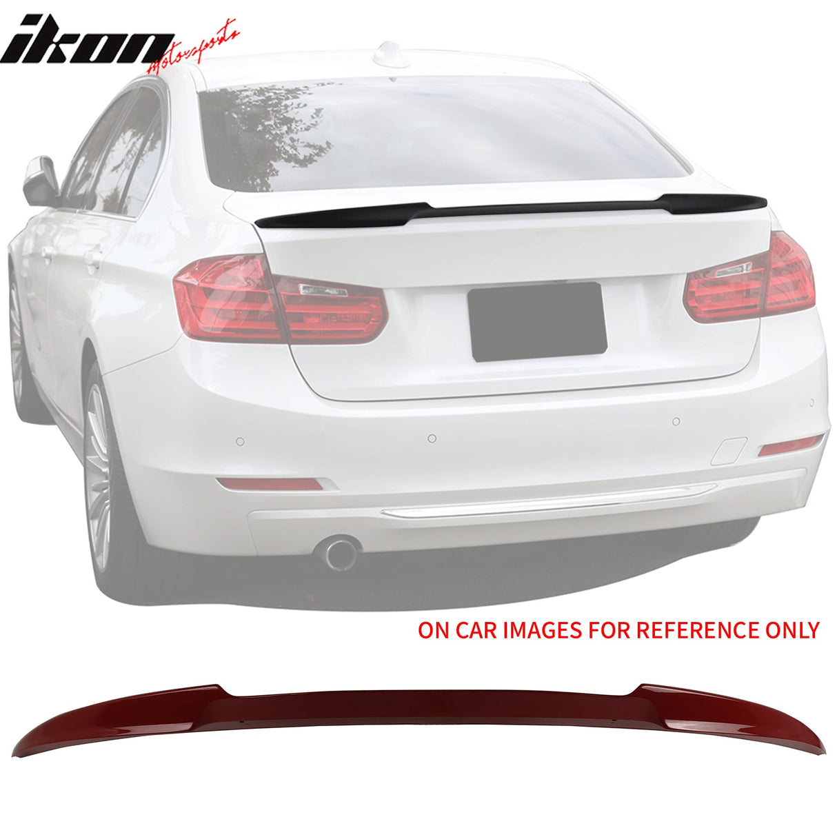2012-2020 BMW 3 Series F80 M3 F30 4Dr V Style Trunk Spoiler Wing ABS