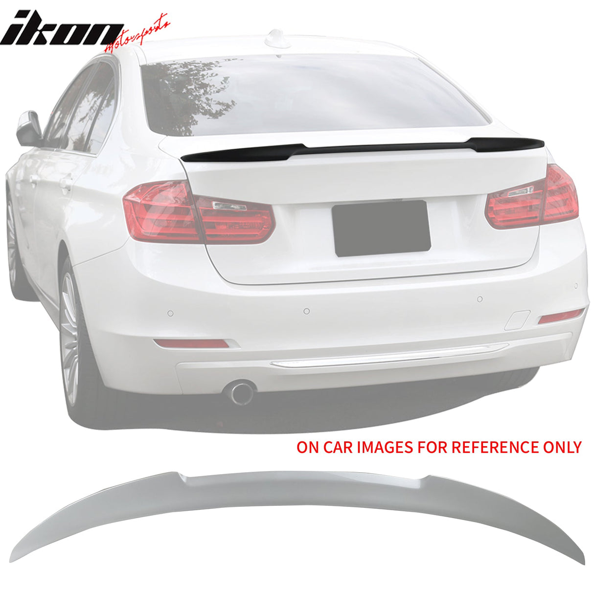 2012-2020 BMW 3 Series F80 M3 F30 4Dr V Style Trunk Spoiler Wing ABS