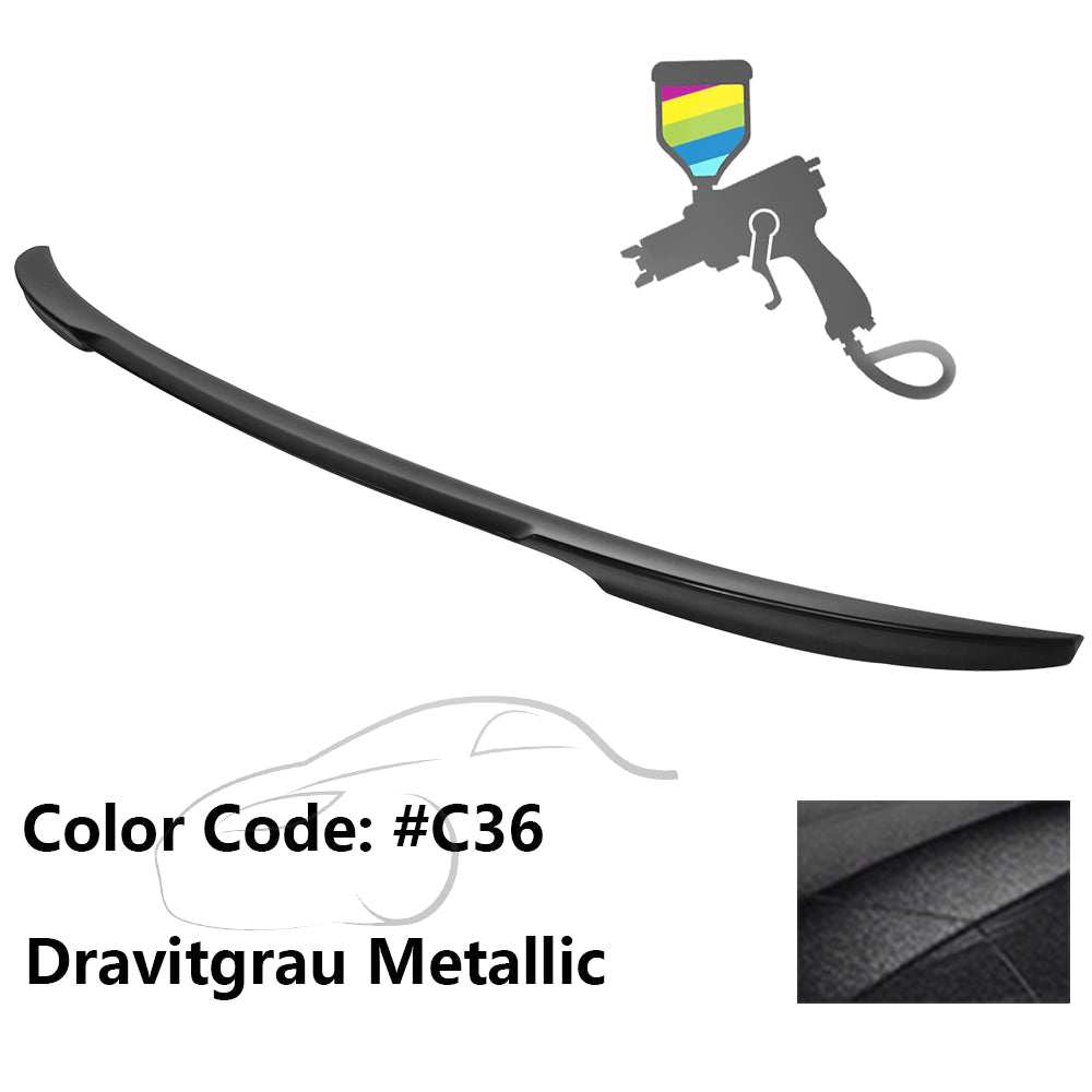 2012-2020 BMW 3 Series F80 M3 F30 4Dr V Style Trunk Spoiler Wing ABS