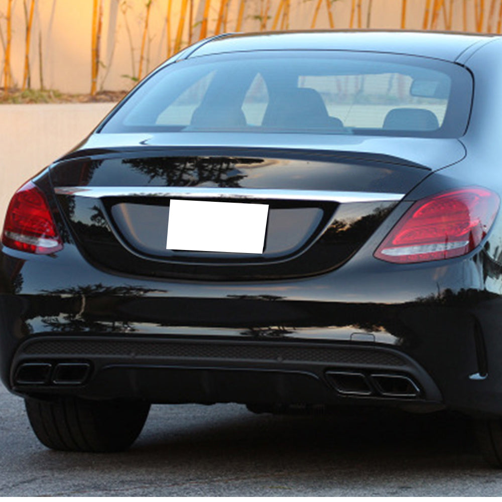 2015-2021 Benz W205 Sedan 4D OE Style Trunk Spoiler ABS