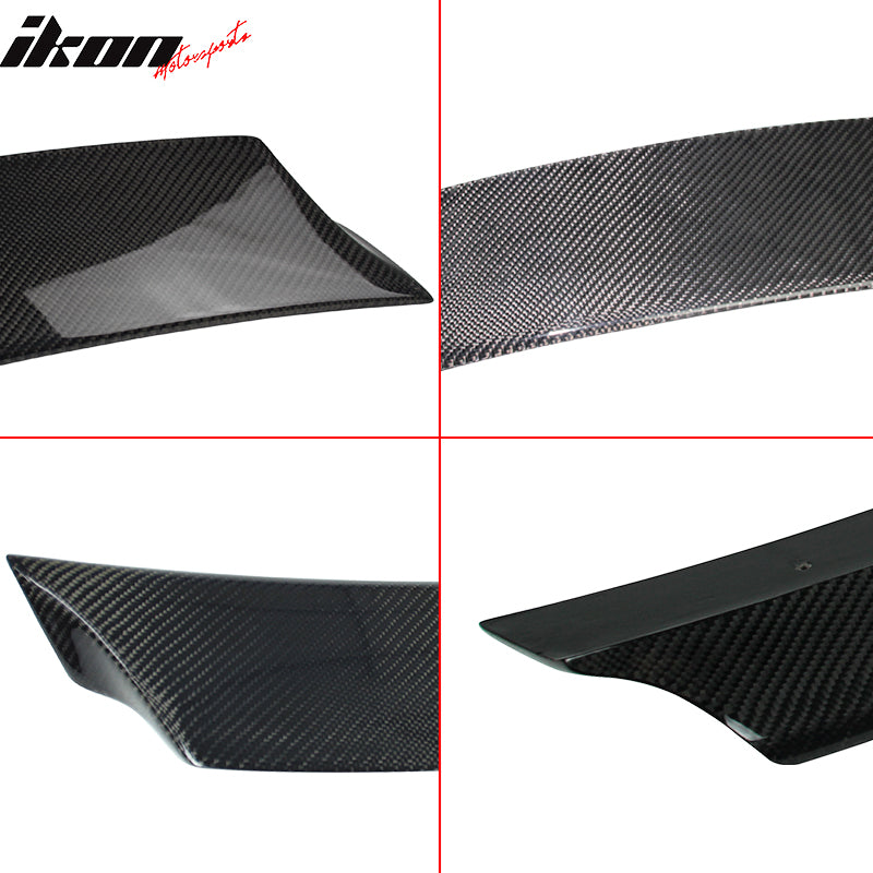 2016-2021 Honda Civic 10th 4Dr Ikon Style Carbon Fiber Trunk Spoiler