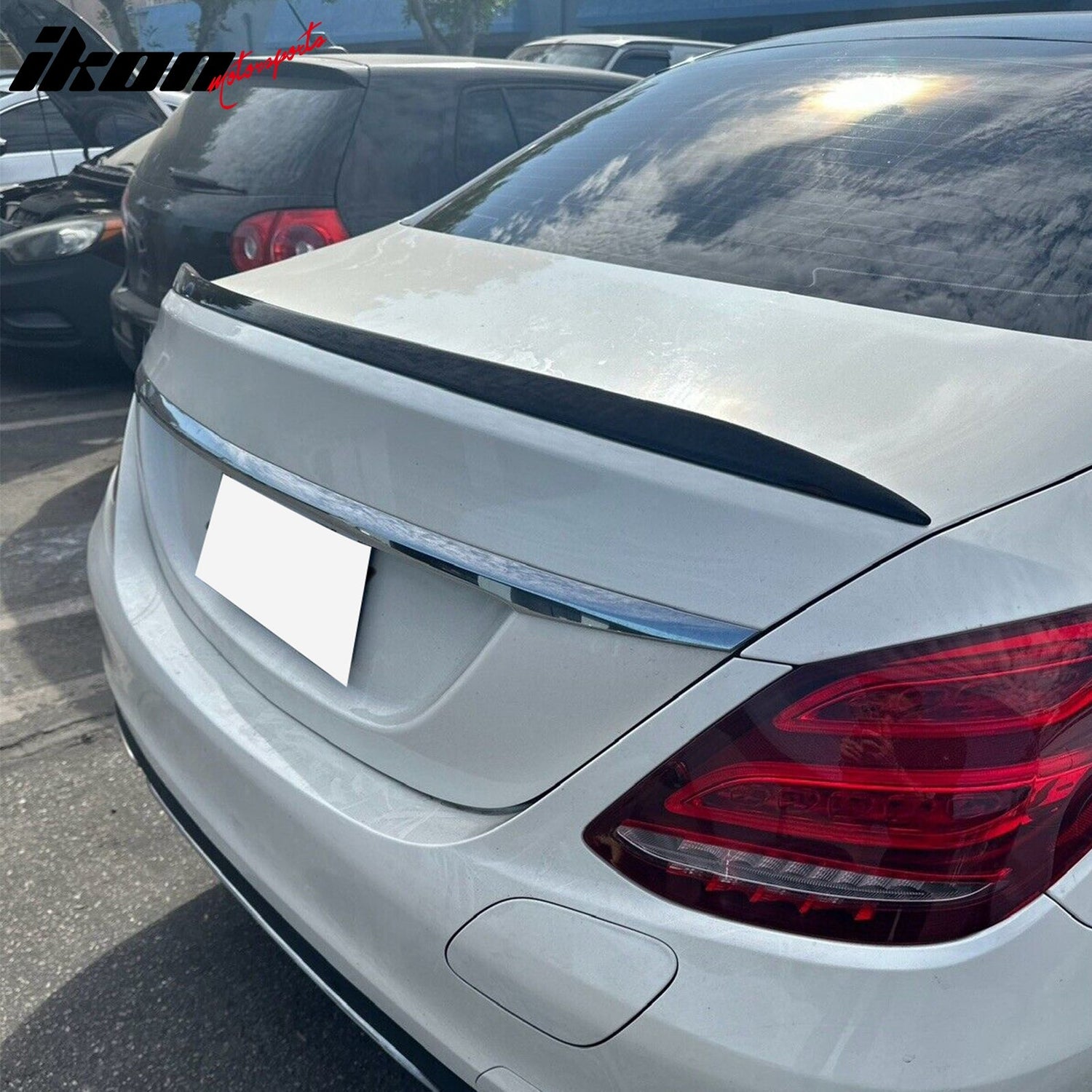 2015-2021 Benz W205 C-Class Trunk Spoiler AMG Style Carbon Fiber Wing