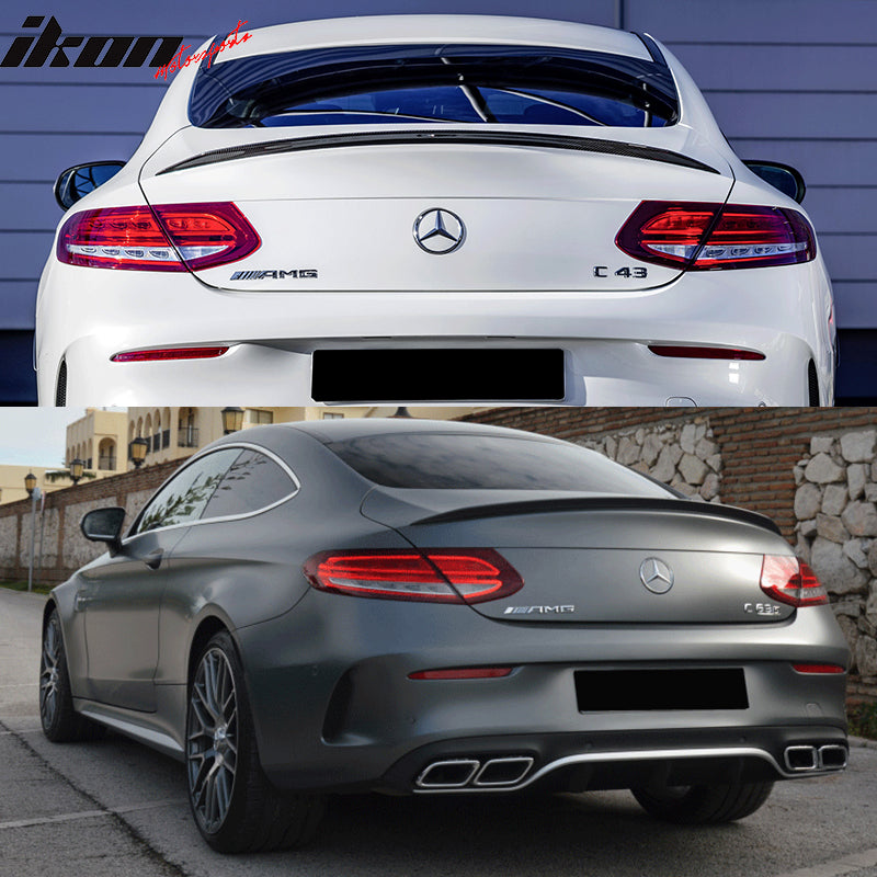 2015-2021 Benz C-Class C205 Coupe AMG Style Trunk Spoiler ABS