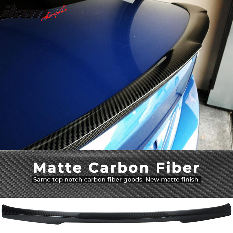 2014-2021 BMW 2 Series F22 Coupe M4 Style Trunk Spoiler Carbon Fiber