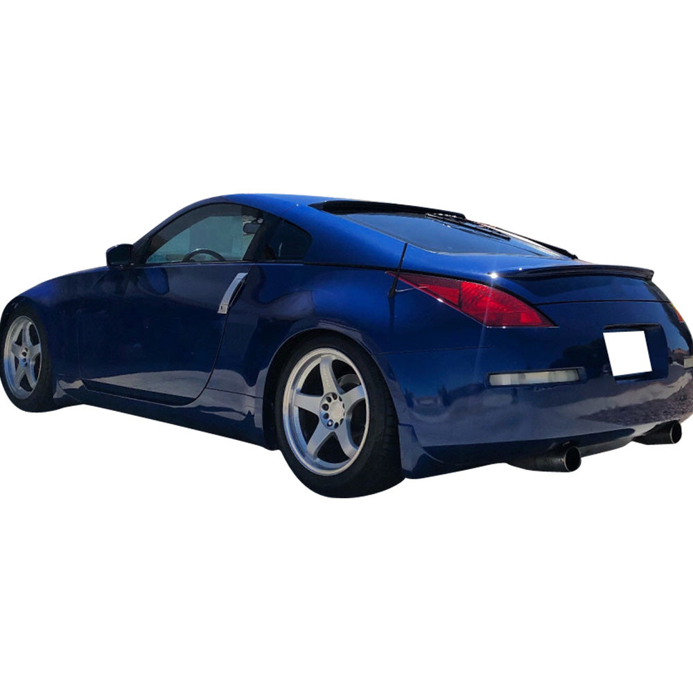 Fits 03-08 Nissan 350Z #K23 Liquid Platinum Metallic Trunk Spoiler