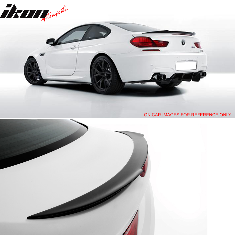 2012-2019 BMW F13 6 Series Coupe V Style Rear Trunk Spoiler Wing ABS