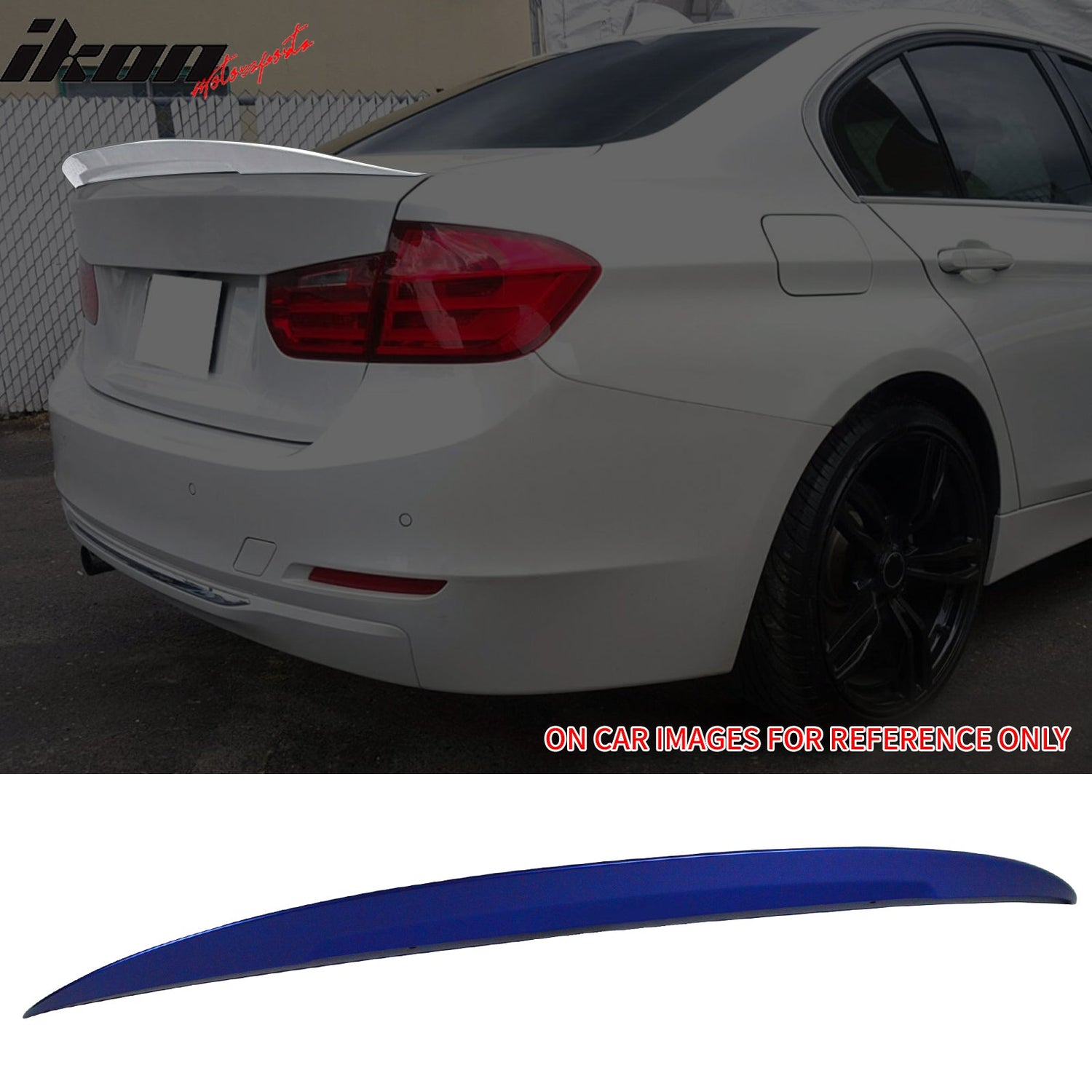 2012-2018 BMW F30 3 Series Sedan Performance Style Trunk Spoiler ABS