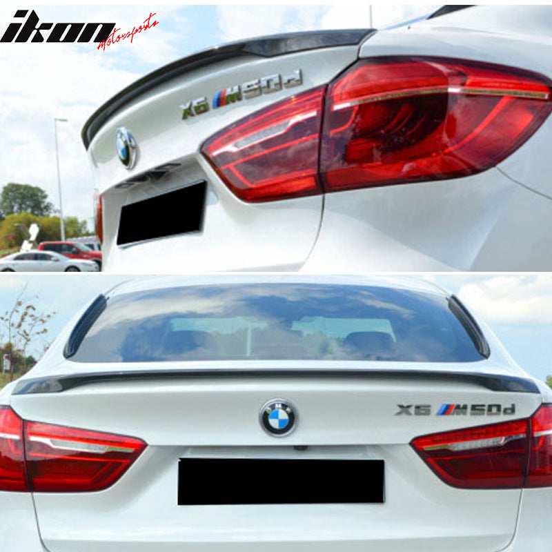 2015-2018 BMW F16 X6 F86 Performance Style Rear Trunk Spoiler Wing ABS