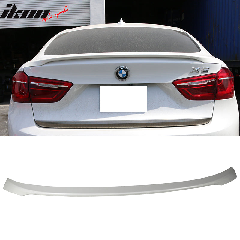 2015-2018 BMW F16 X6 F86 Performance Style Rear Trunk Spoiler Wing ABS