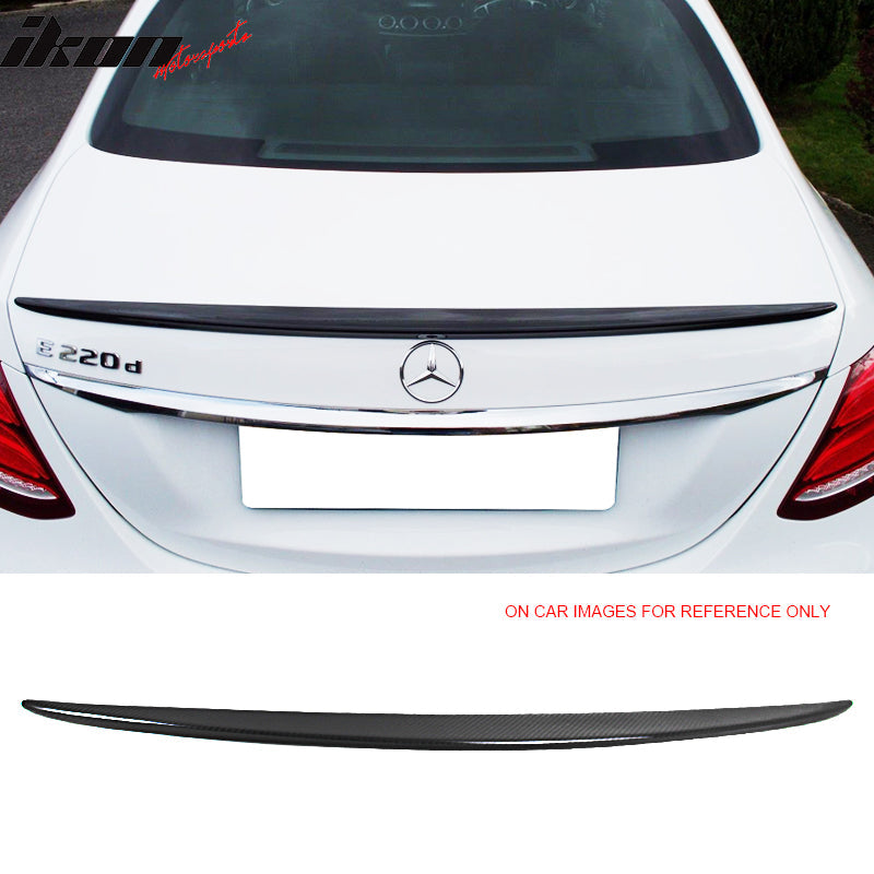 2017-2021 Benz E Class W213 Sedan 4Dr Carbon Fiber CF Trunk Spoiler