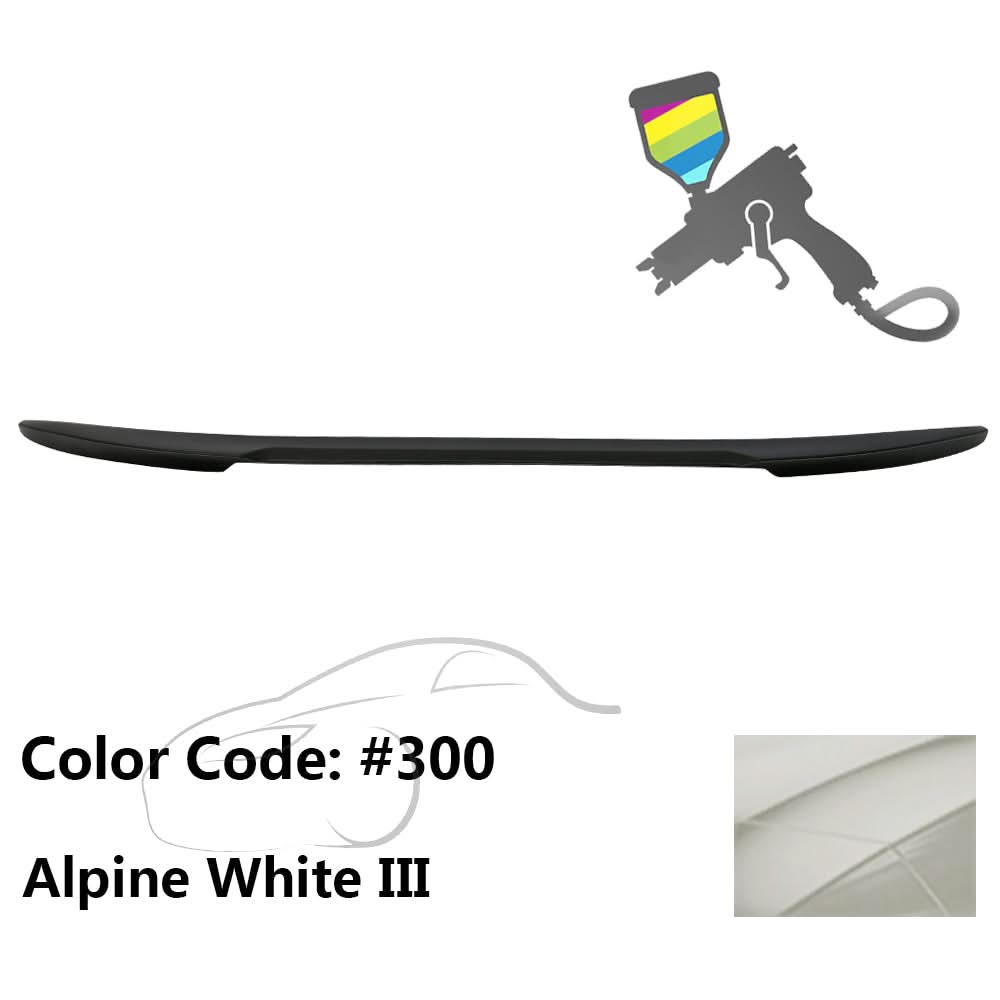 2017-2023 BMW 5 Series 7th G30 4Dr M4 V Style Trunk Spoiler Wing ABS