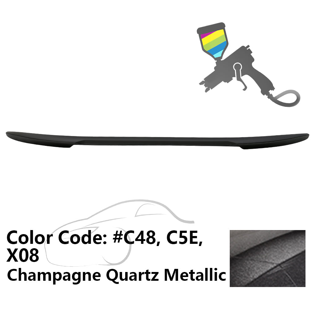 2017-2023 BMW 5 Series 7th G30 4Dr M4 V Style Trunk Spoiler Wing ABS