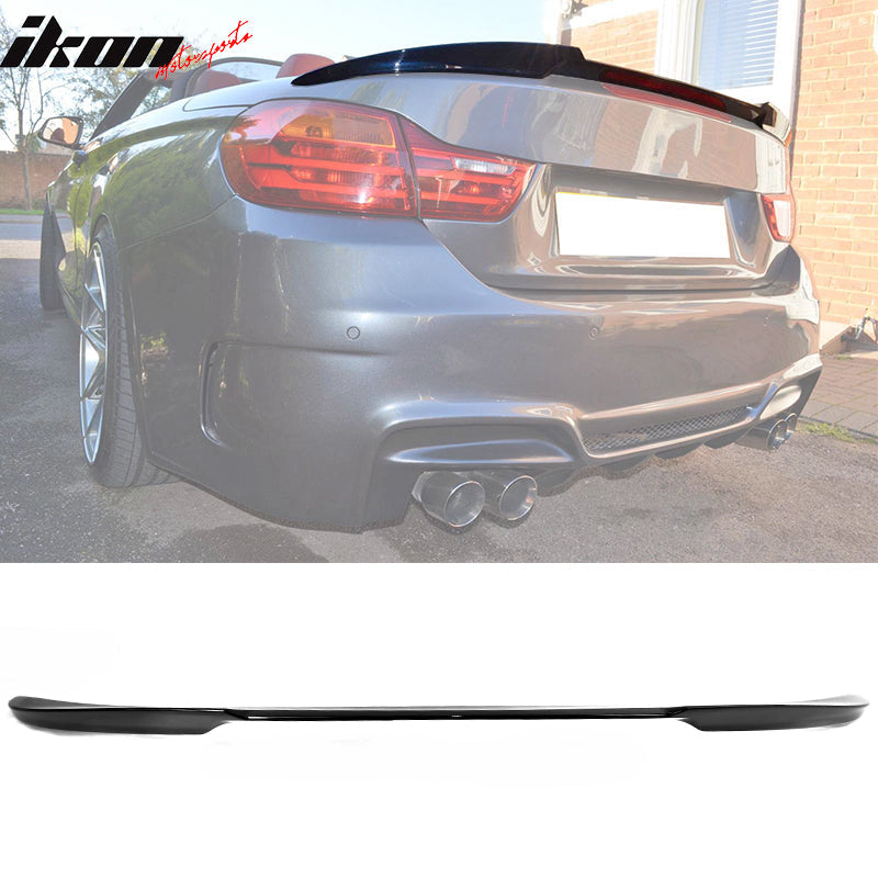 2014-2020 BMW 4 Series F33 F83 Convertible 2Dr M4 Trunk Spoiler ABS
