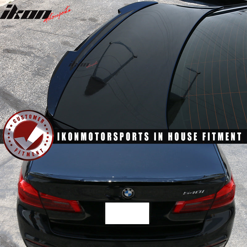 2017-2023 BMW 5 Series 7th G30 4Dr M4 V Style Trunk Spoiler Wing ABS