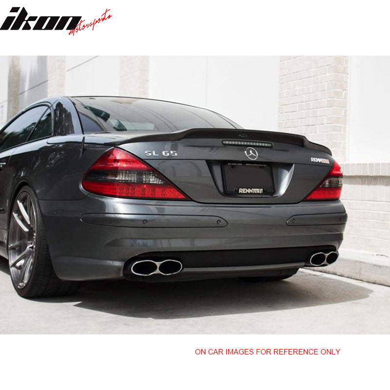 2003-2011 Benz SL-Class Convertible 2Dr R230 V Style CF Trunk Spoiler
