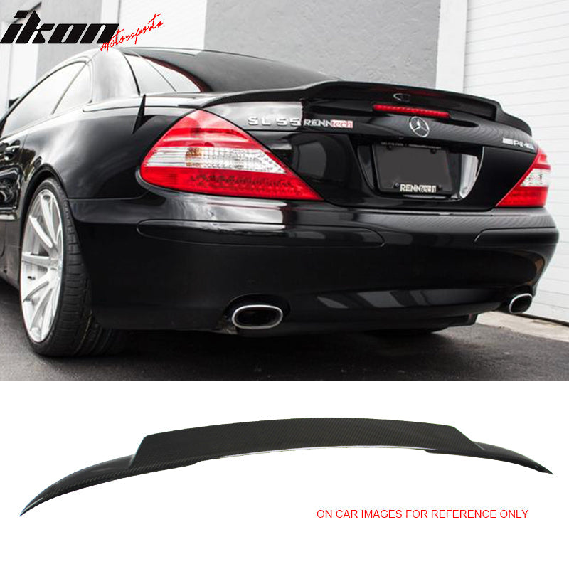 2003-2011 Benz SL-Class Convertible 2Dr R230 V Style CF Trunk Spoiler