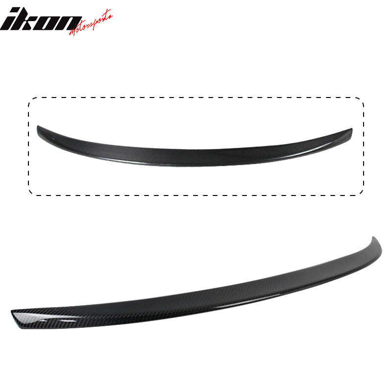 2014-2022 Infiniti Q50 Sedan 4Dr Ikon Style Carbon Fiber Trunk Spoiler