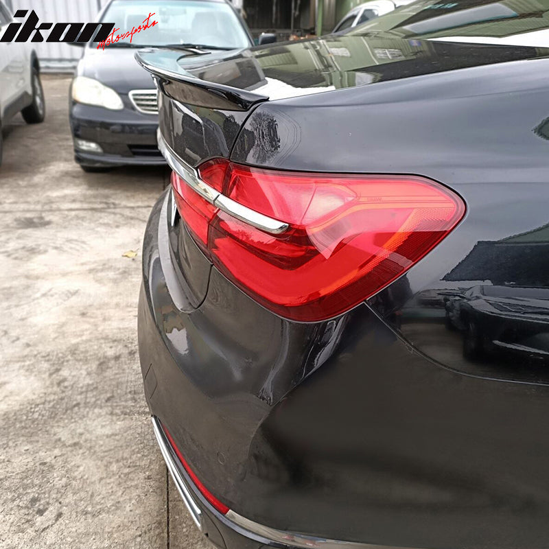 2016-2022 BMW G11 G12 7 Series AC Trunk Spoiler Lip Painted #668 Black