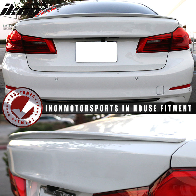 2017-2023 BMW 5 Series G30 Sedan M5 P Style Trunk Spoiler Wing ABS