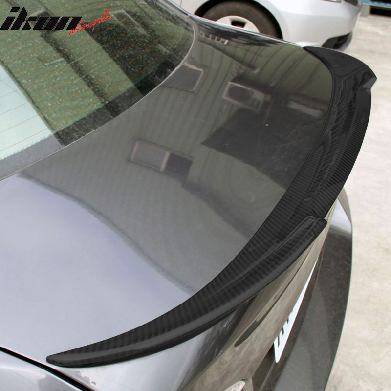 2007-2013 BMW 3 Series E92 Coupe M4 Style Carbon Fiber Trunk Spoiler