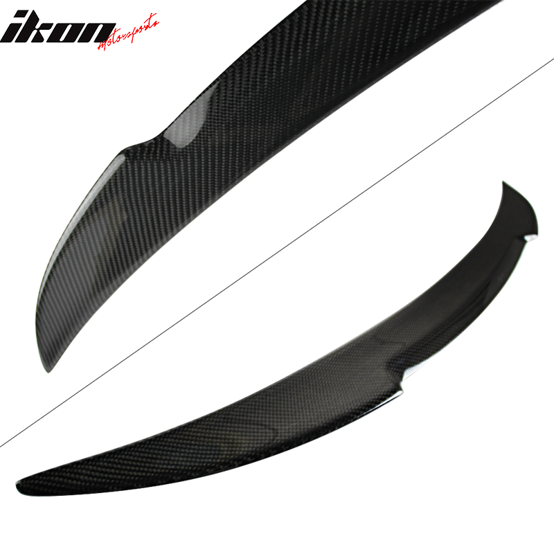 2007-2013 BMW 3 Series E92 Coupe M4 Style Carbon Fiber Trunk Spoiler