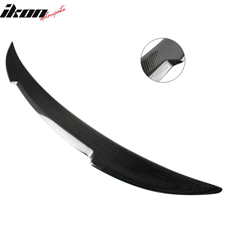2007-2013 BMW 3 Series E92 Coupe M4 Style Carbon Fiber Trunk Spoiler
