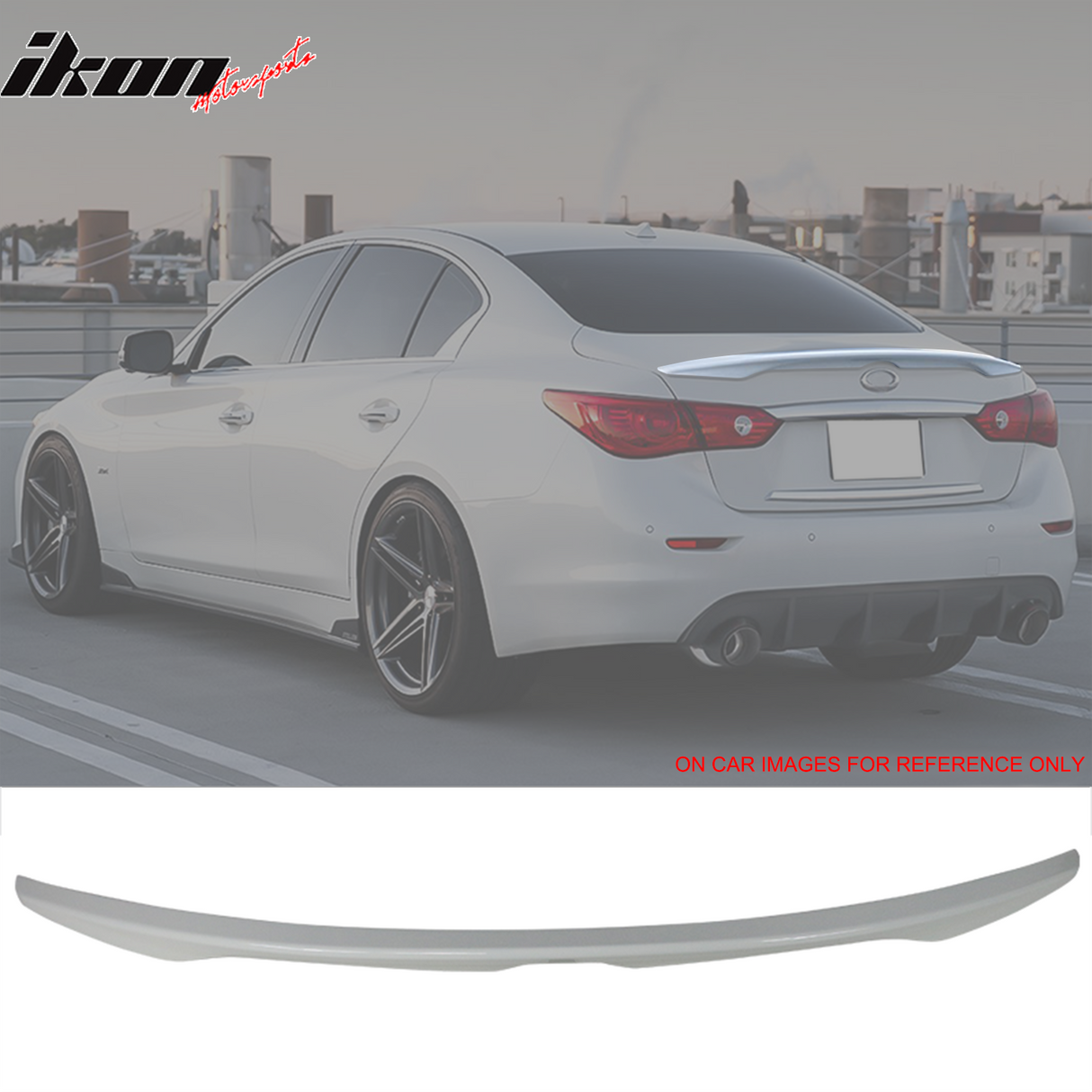 2014-2024 Infiniti Q50 Sedan OE Trunk Spoiler ABS