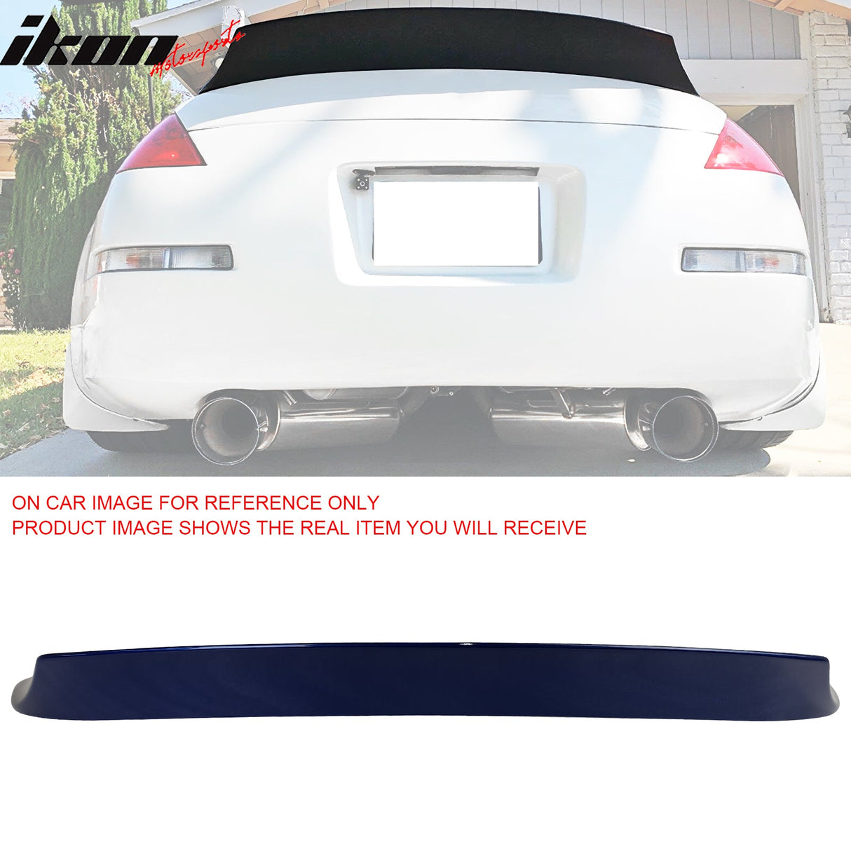 2003-2009 Nissan 350Z Z33 V Style Rear Trunk Spoiler Wing Tail Lip ABS