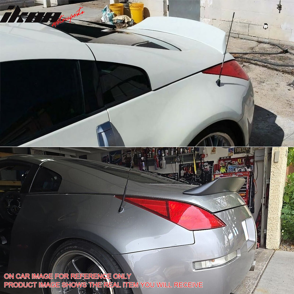 2003-2009 Nissan 350Z Z33 V Style Rear Trunk Spoiler Wing Tail Lip ABS