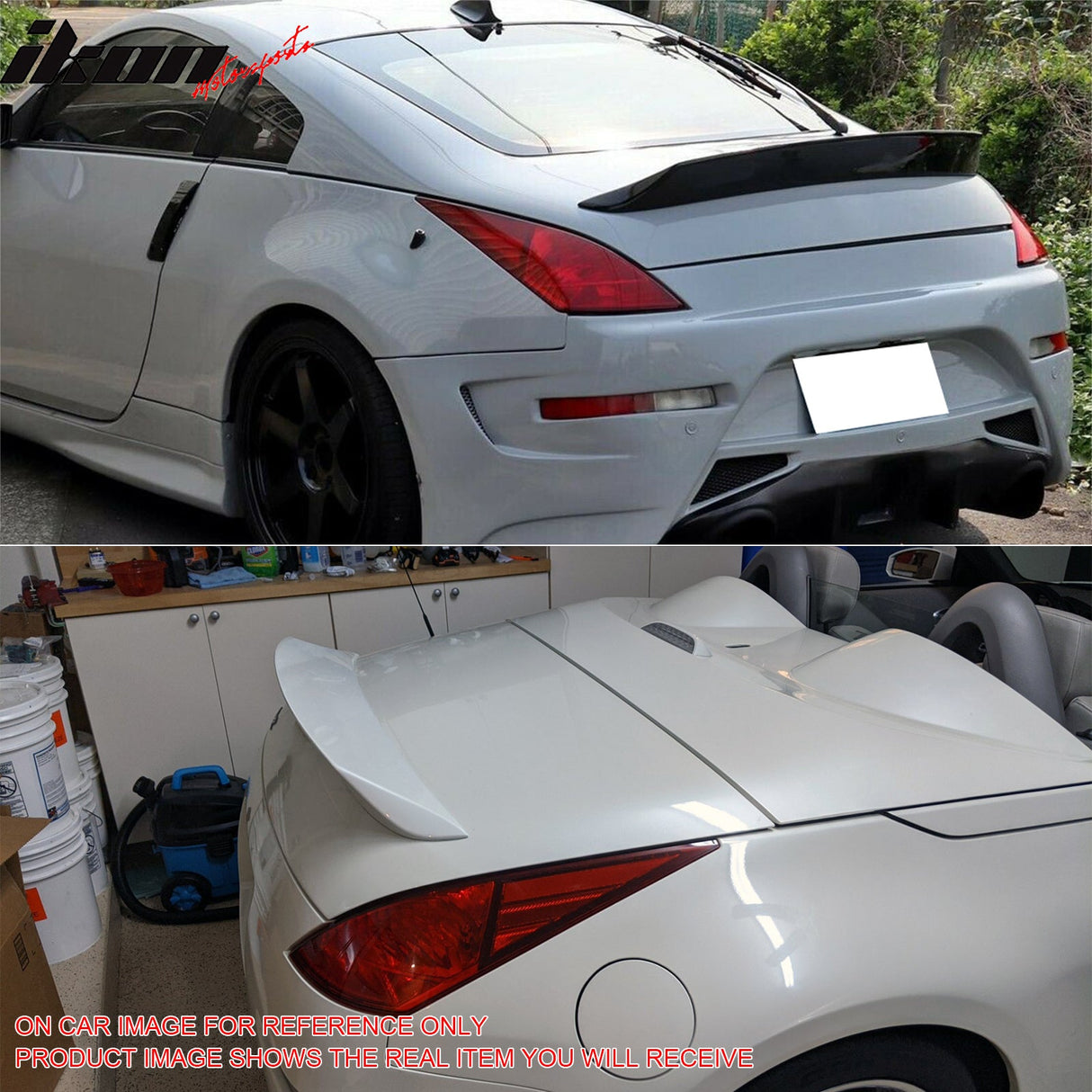 2003-2009 Nissan 350Z Z33 V Style Rear Trunk Spoiler Wing Tail Lip ABS