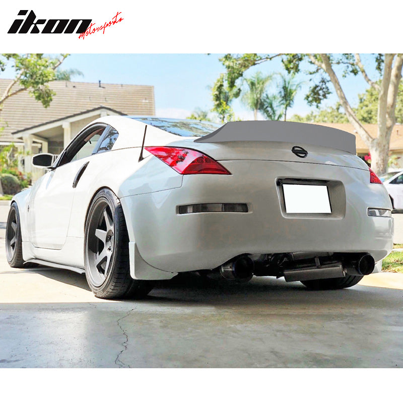 2003-2009 Nissan 350Z Z33 V Style Rear Trunk Spoiler Wing Tail Lip ABS