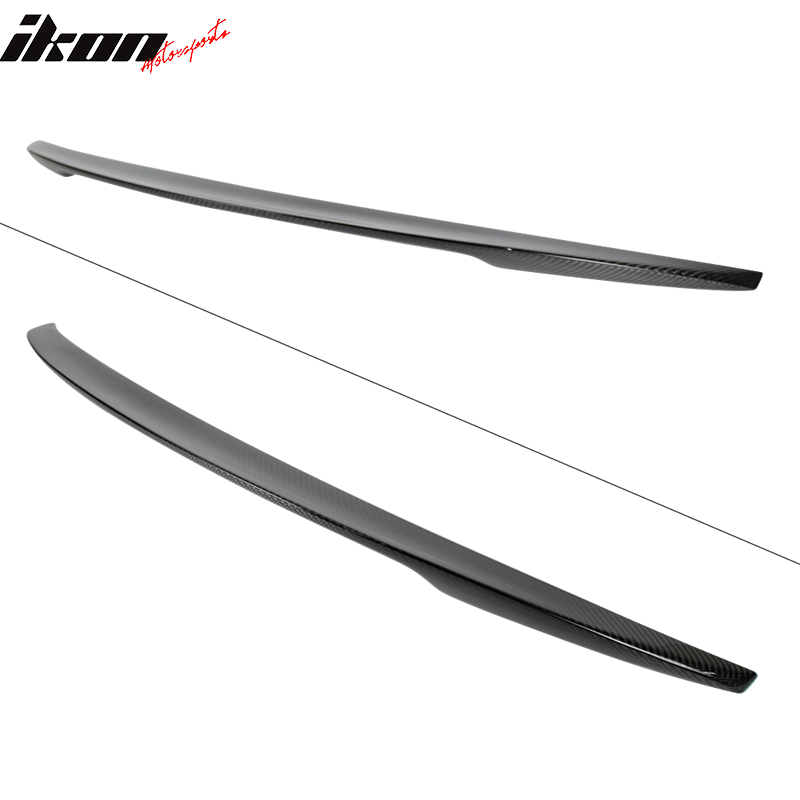 2014-2022 Infiniti Q50 Sedan 4Dr P Style Carbon Fiber CF Trunk Spoiler