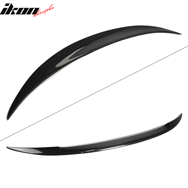 2014-2022 Infiniti Q50 Sedan 4Dr P Style Carbon Fiber CF Trunk Spoiler