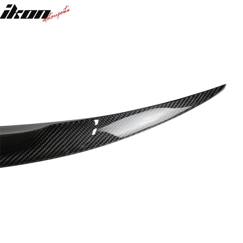 2014-2022 Infiniti Q50 Sedan 4Dr P Style Carbon Fiber CF Trunk Spoiler