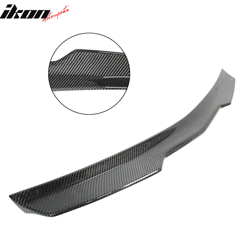 2010-2016 Benz E Class W212 Sedan V Style Carbon Fiber Trunk Spoiler