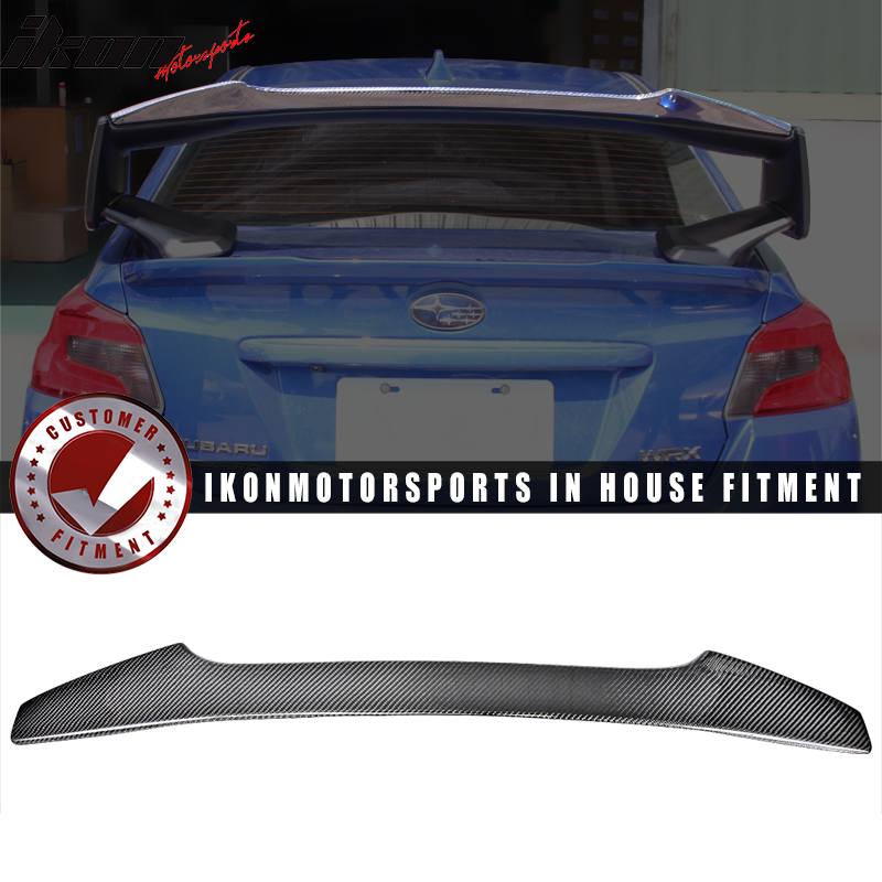 2015-2021 Subaru WRX STI Sedan 4Dr Carbon Fiber CF Trunk Spoiler Wing