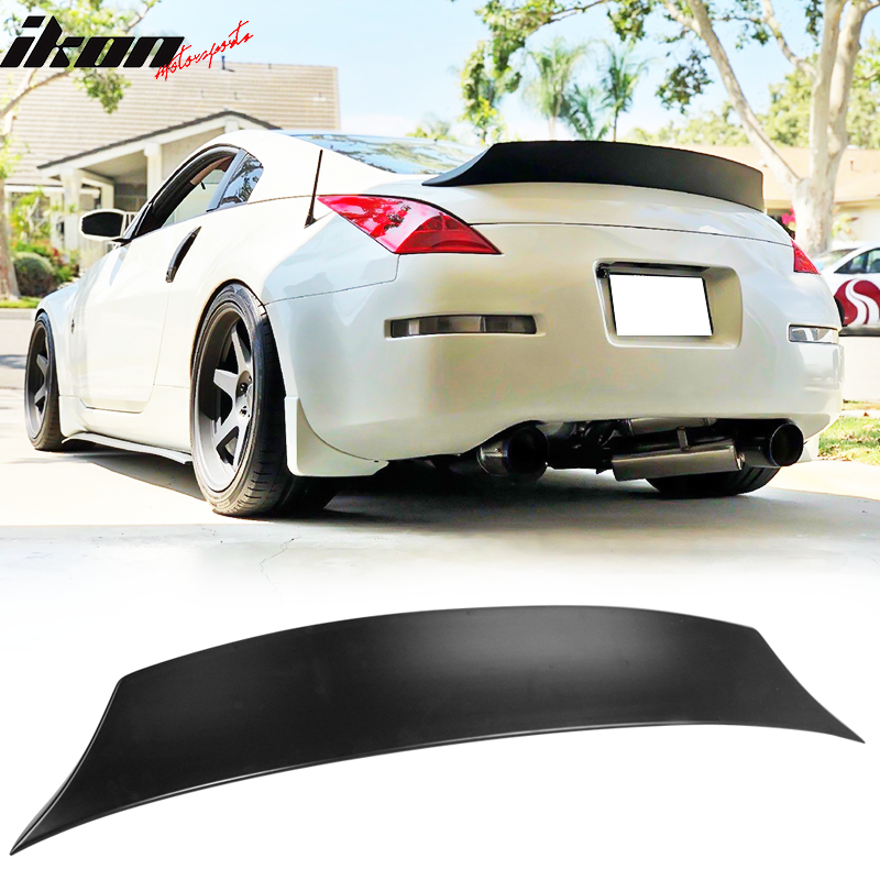2003-2009 Nissan 350Z Z33 V Style Rear Trunk Spoiler Wing Tail Lip ABS