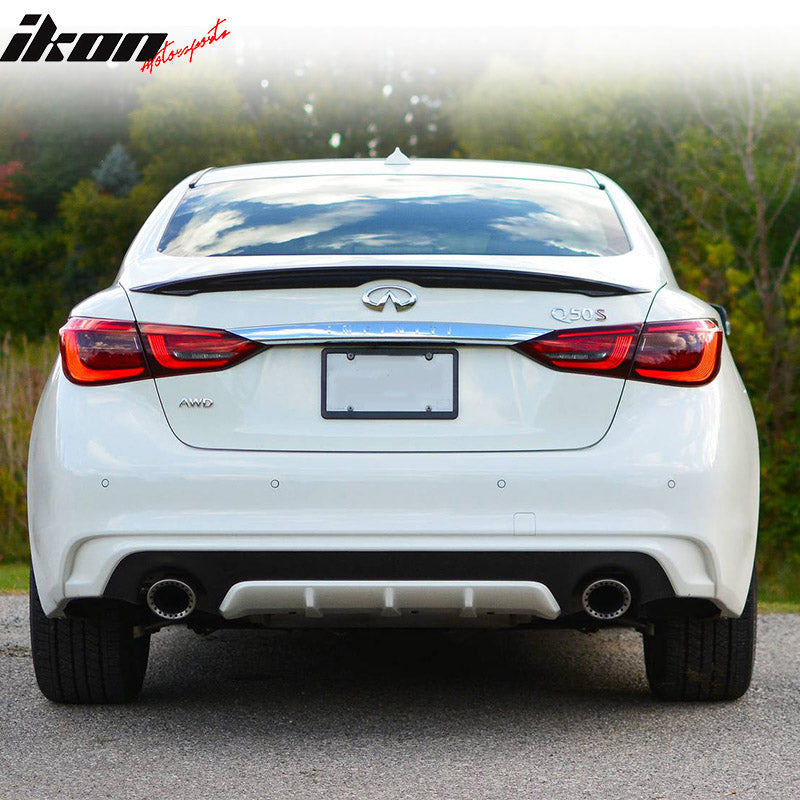 2014-2024 Infiniti Q50 Sedan OE Trunk Spoiler ABS