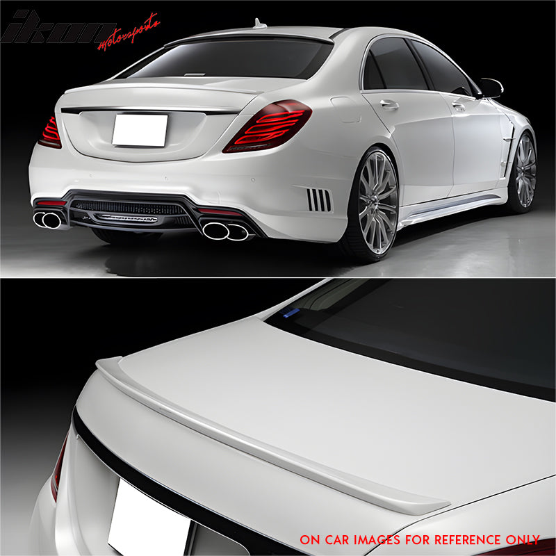 2014-2020 Benz W222 S-Class OE Style Trunk Spoiler Carbon Fiber Wing