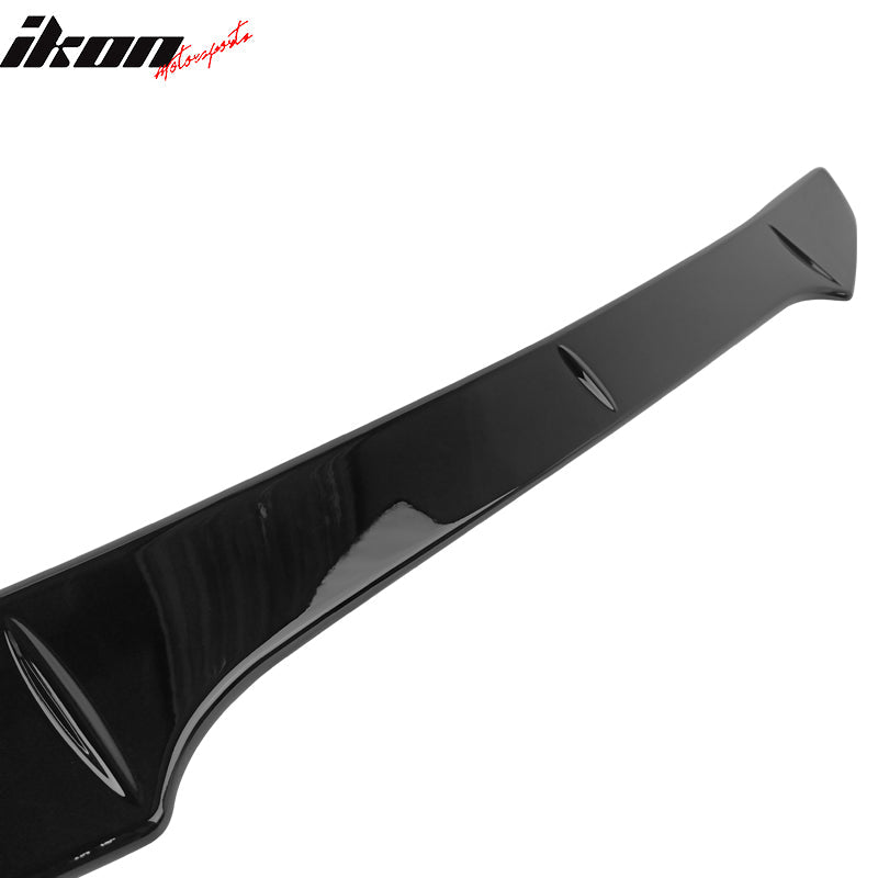 2015-2021 Subaru WRX STI Add-On Trunk Spoiler Gurney Flap Gloss Black