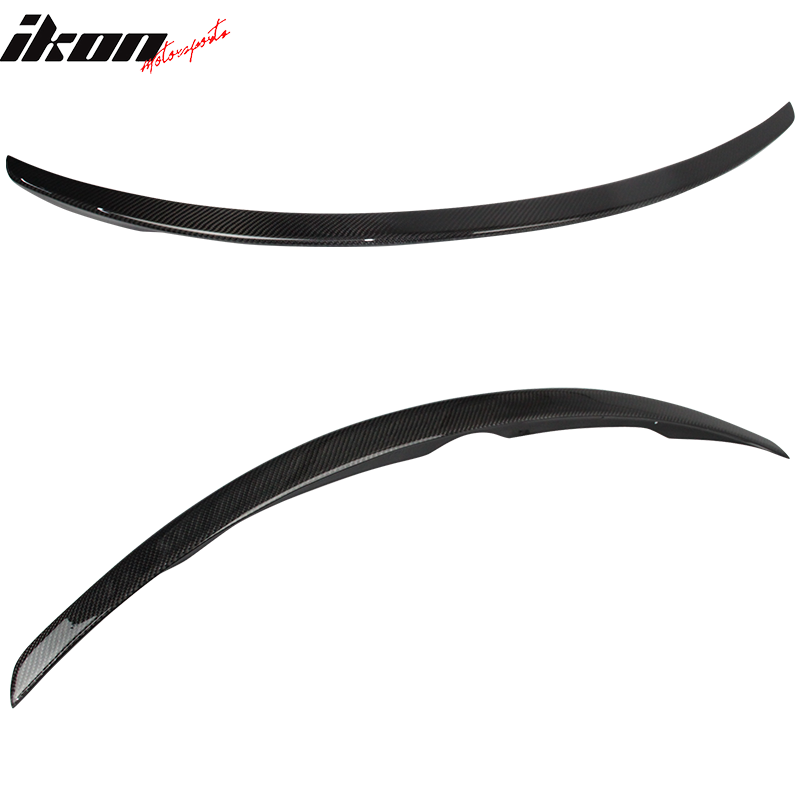 2014-2024 Infiniti Q50 Sedan Matte Carbon Fiber Trunk Spoiler Wing
