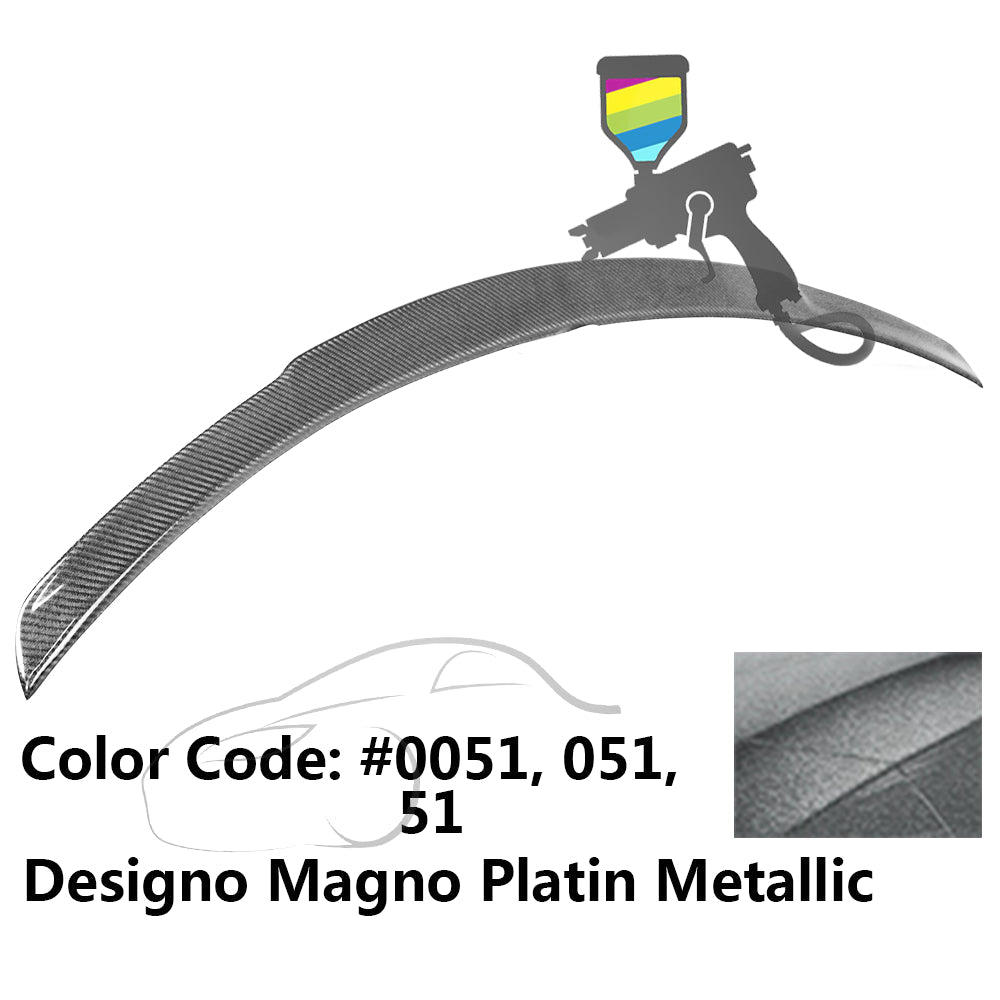 2015-2021 Mercedes Benz W205 Sedan 4-Door B Style Trunk Spoiler ABS