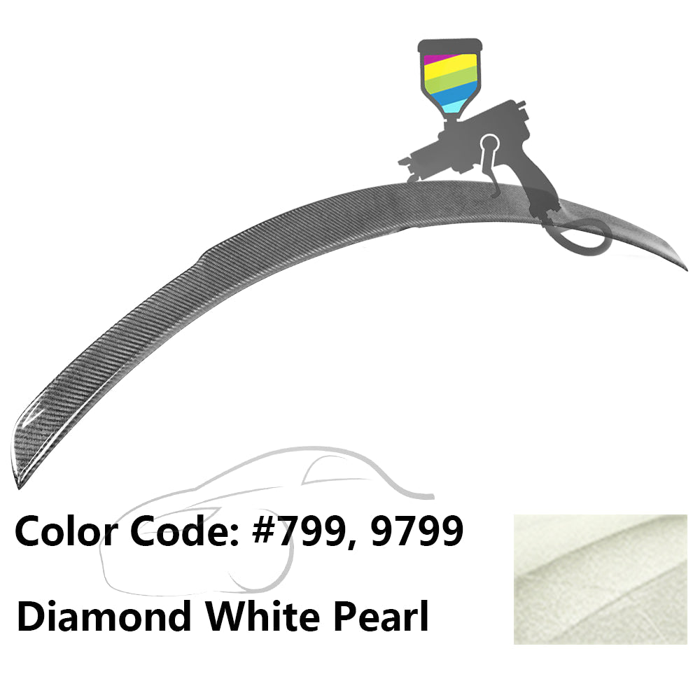 2015-2021 Mercedes Benz W205 Sedan 4-Door B Style Trunk Spoiler ABS